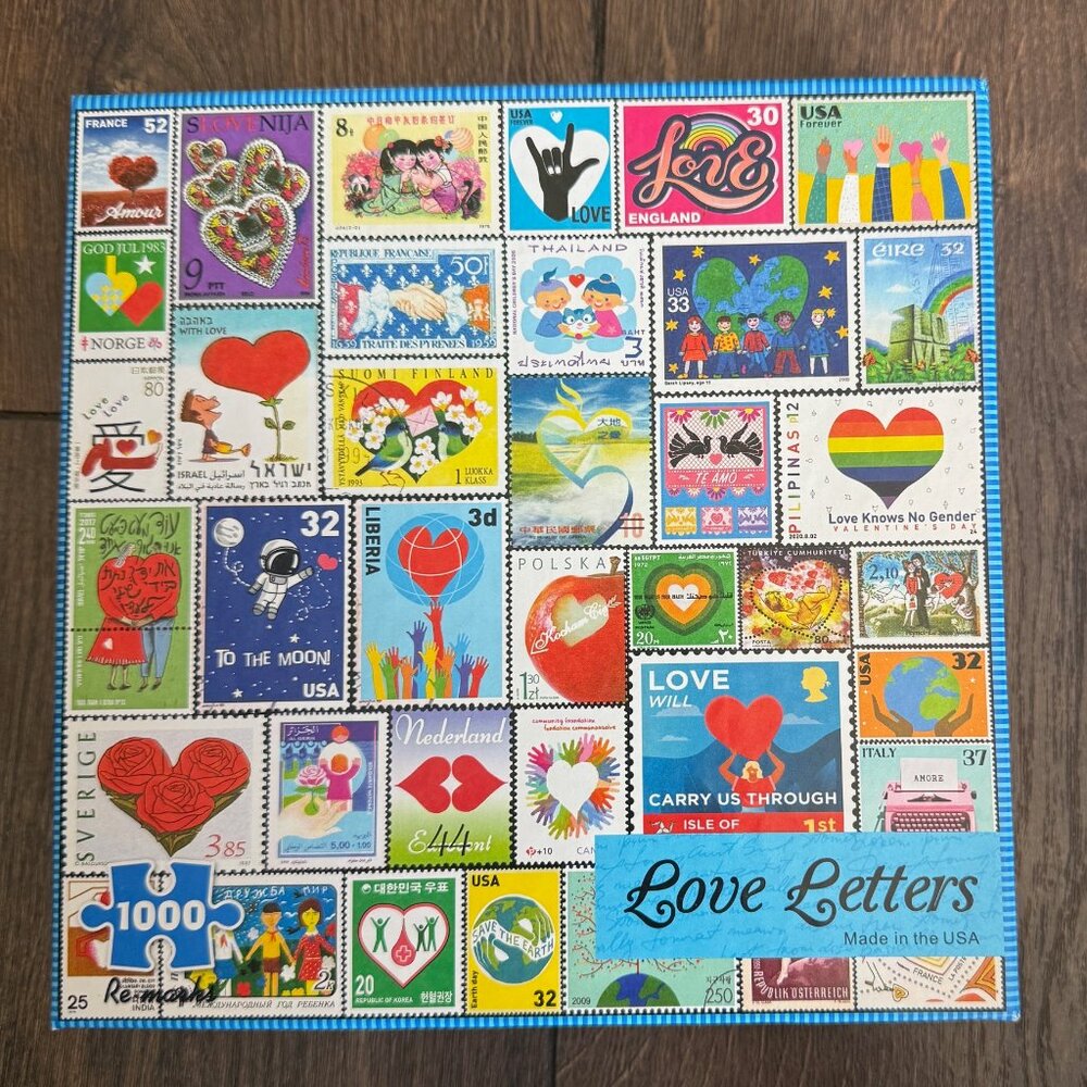 1000 Piece Puzzle Love Letters